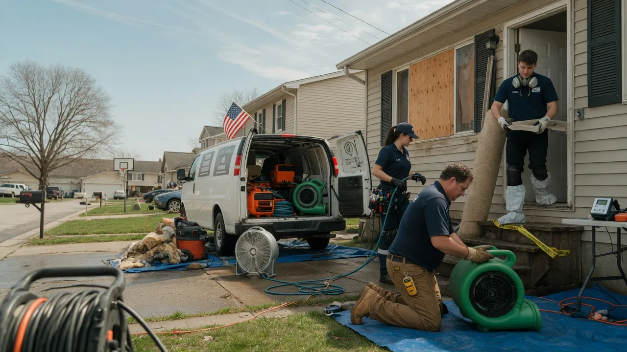 Water Damage Restoration in Weidman, MI near me